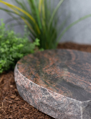 Grabstein Herz Granit Aurindi groß